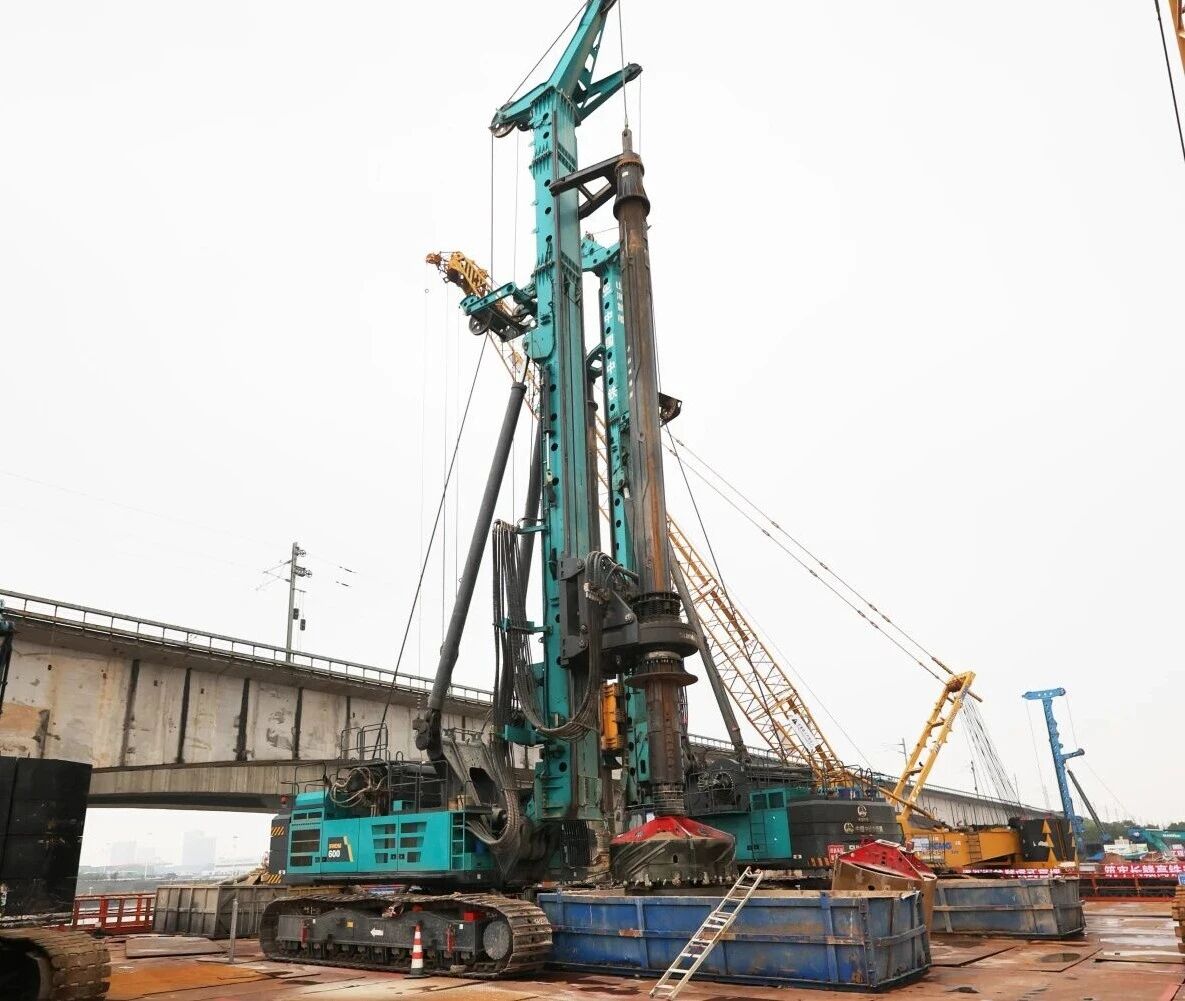 啃下“硬骨头”!人生就是搏智能旋挖钻机助力长沙湘江铁路特大桥主墩桩基工程美满收官